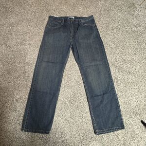 Levi Strauss Signature Jeans Mens 38x30  Comfort Flex Relaxed Regular Pre-owned